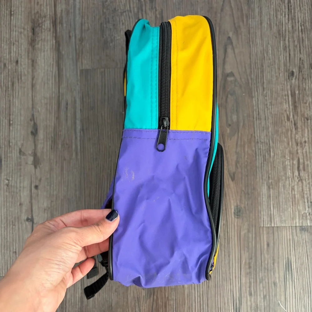 VINTAGE KIDS WINNIE THE POOH PIGLET BOOK BAG BACKPACK SMALL 12”X9” - Picture 6 of 9